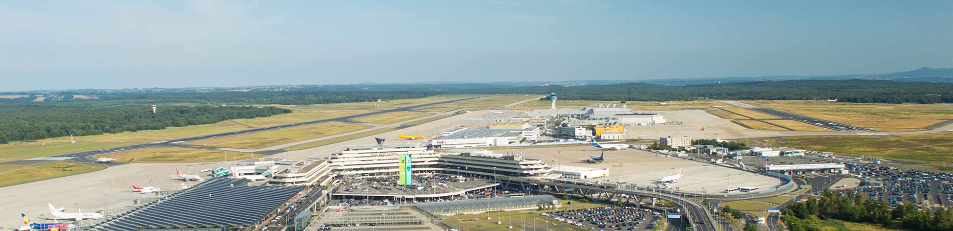 Flughafen Köln aus der Vogelperspektive