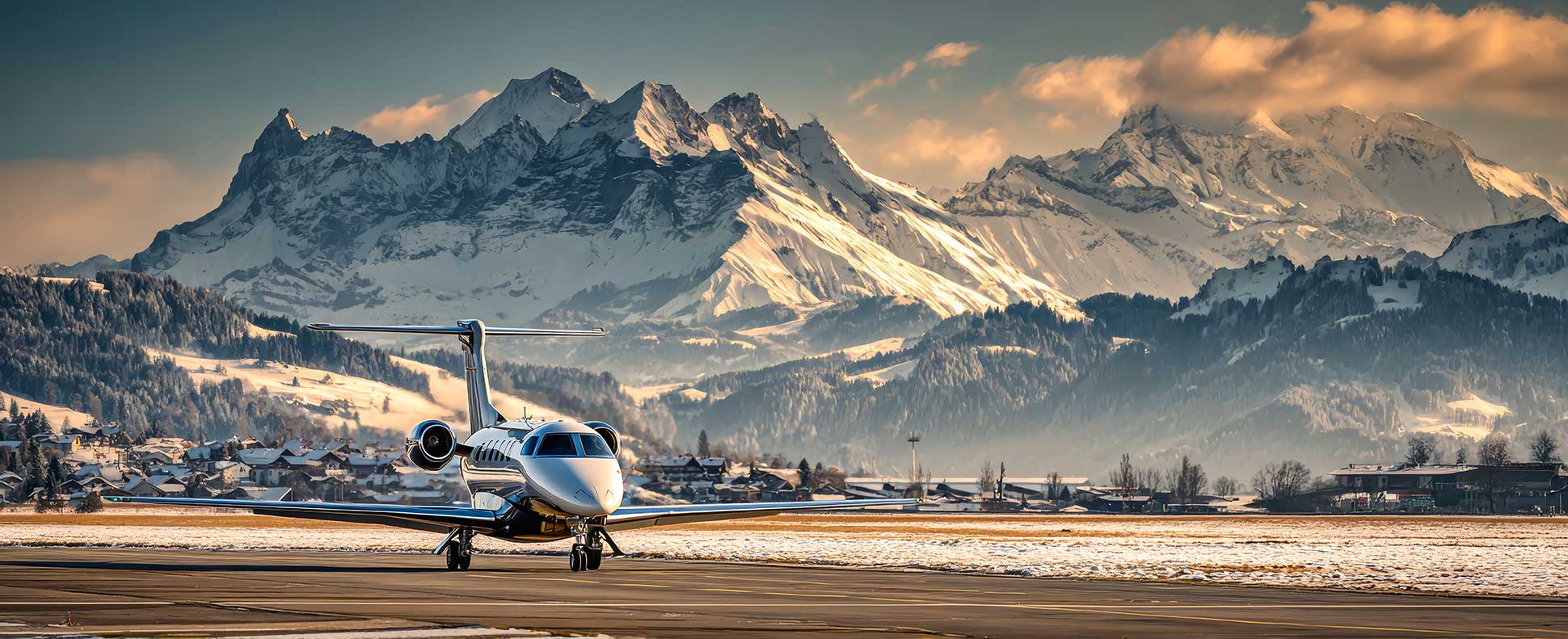 Feiertagsflüge im Privatjet