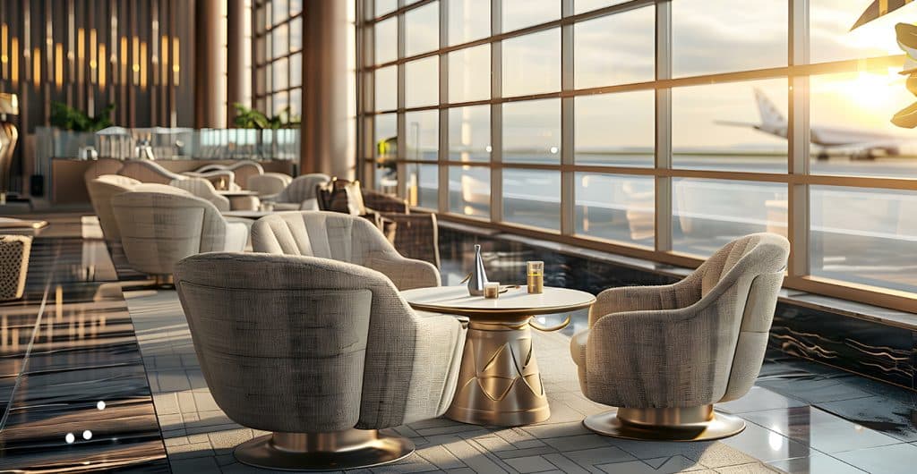 VIP Lounge eines Flughafens